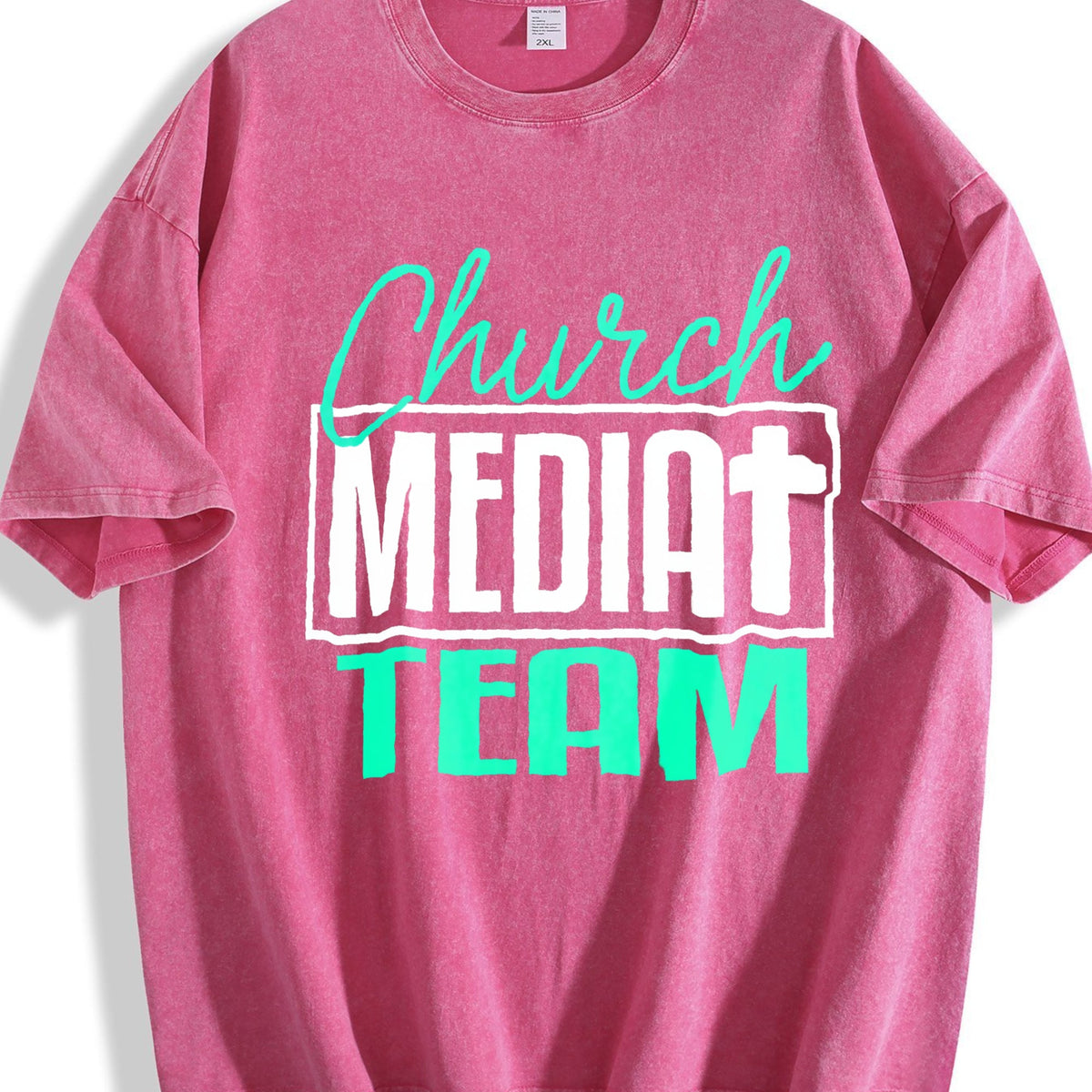 Church Media Team Vintage Washed T-Shirt product image 7