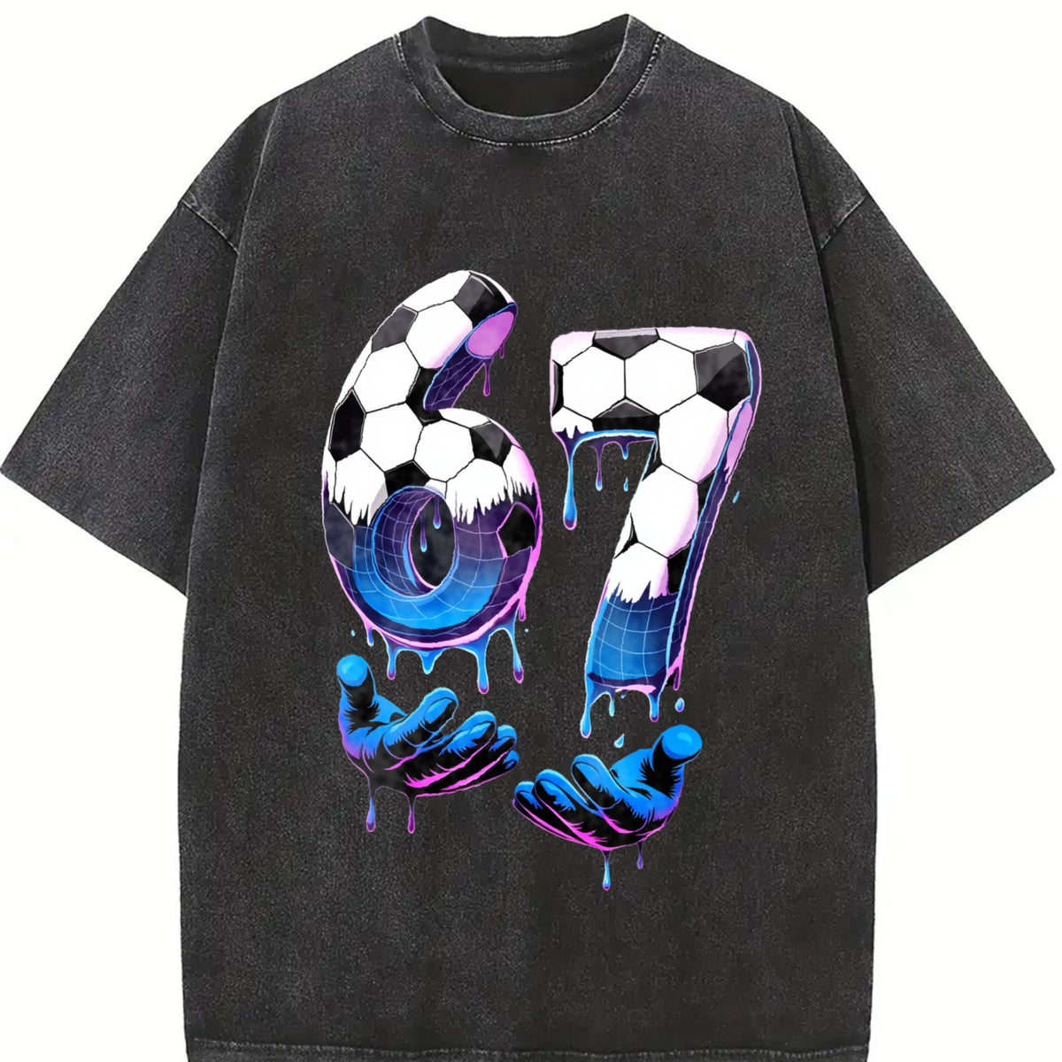 Global Soccer Fan Vintage Washed T-Shirt product image 2