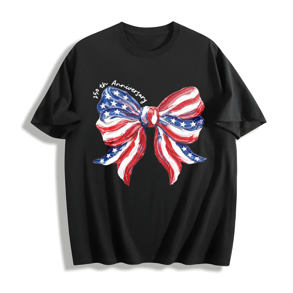 Coquette Bow USA Cotton T-Shirt product image 1