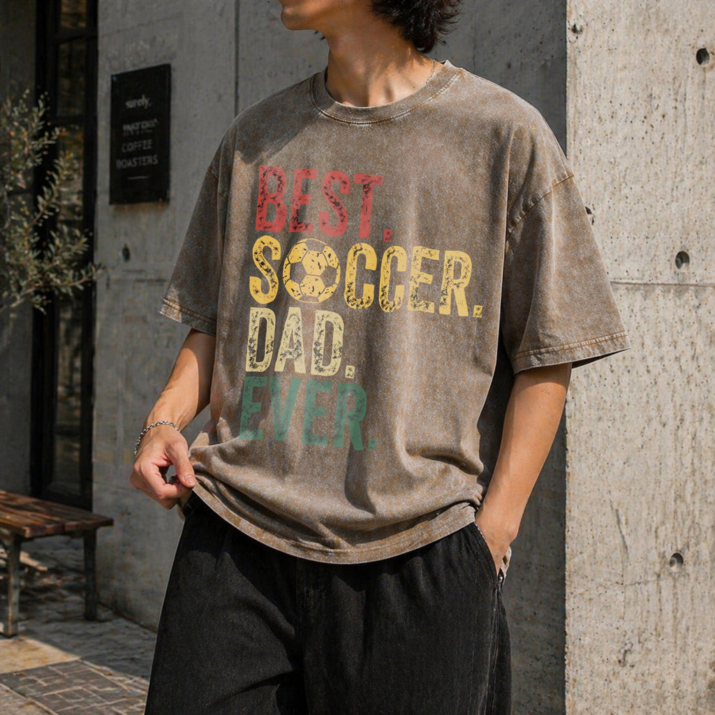 Soccer Dad Vintage Washed T-Shirt product image 3
