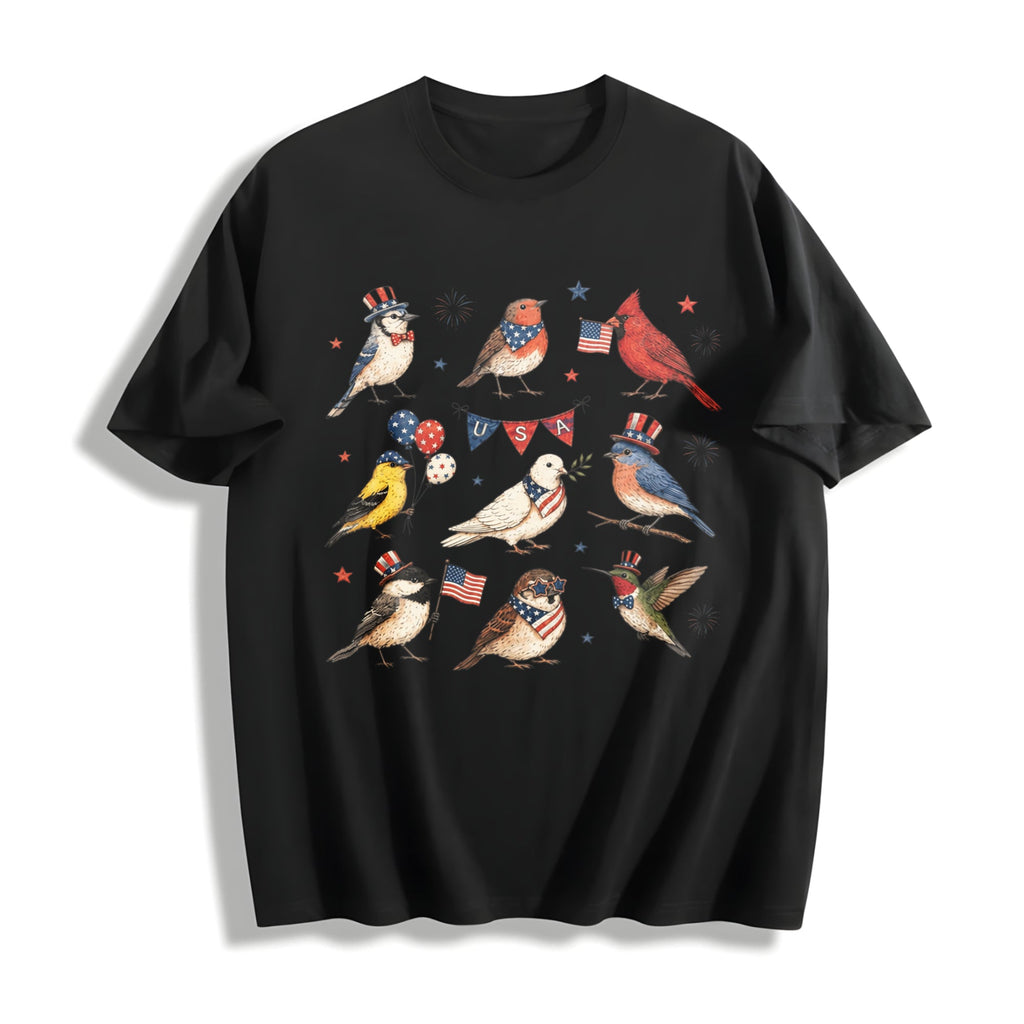 USA 250th Anniversary Bird Cotton T-Shirt product image 1
