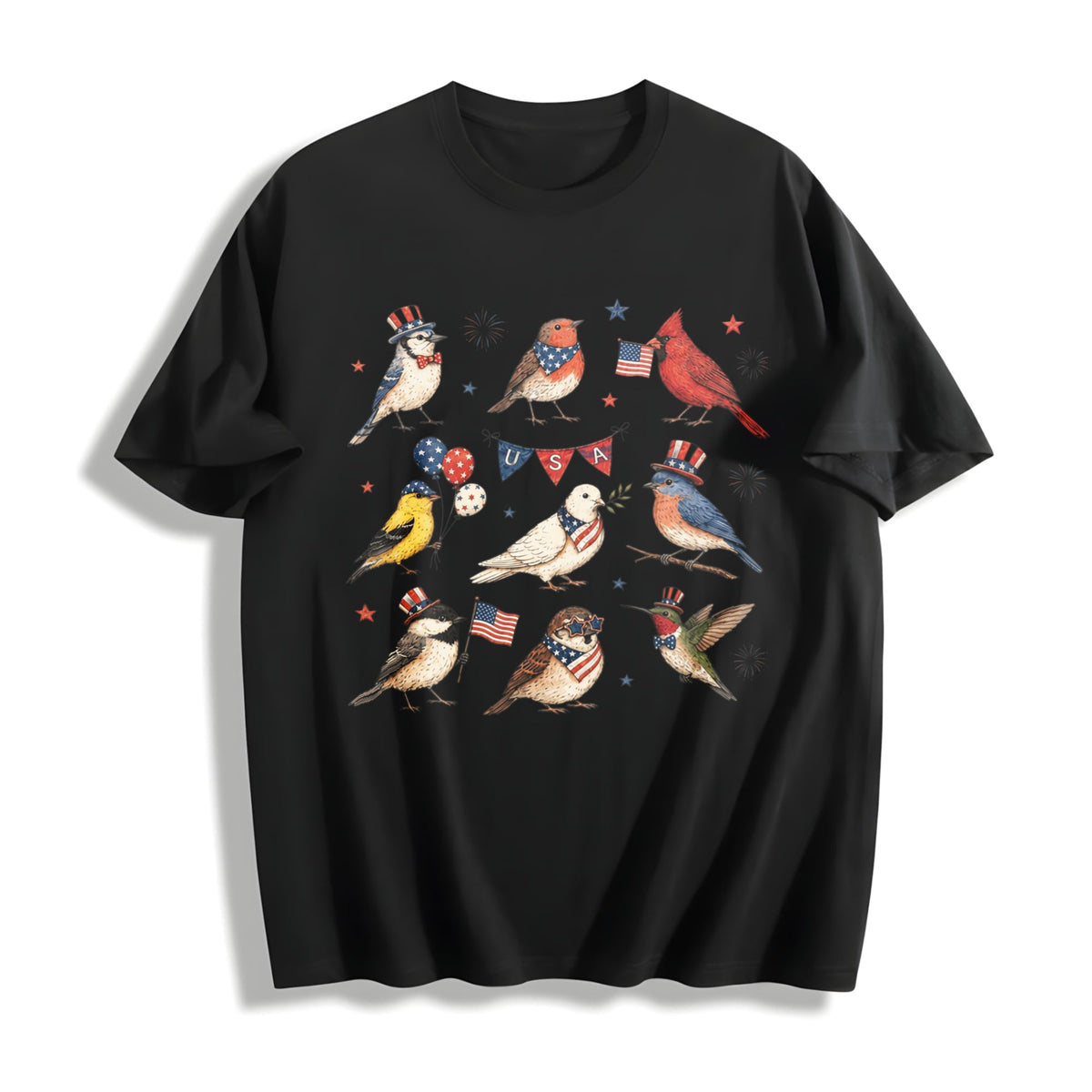 USA 250th Anniversary Bird Cotton T-Shirt product image 1