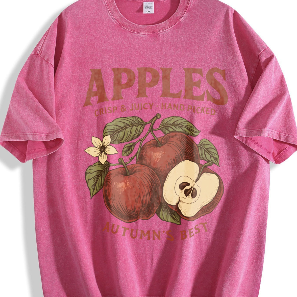 Apples Autumn's Best Vintage Washed T-Shirt product image 7