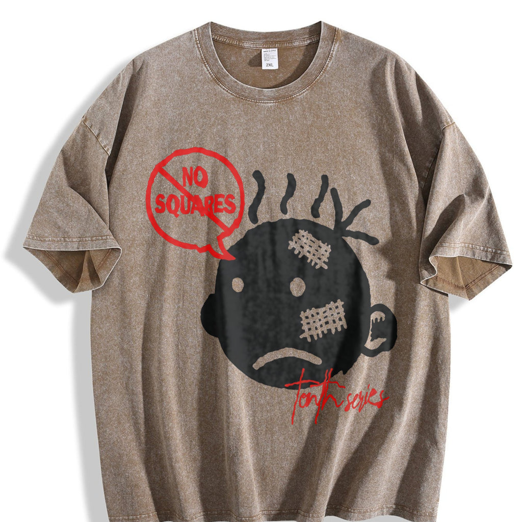 No Squares Vintage Washed T-Shirt product image 3