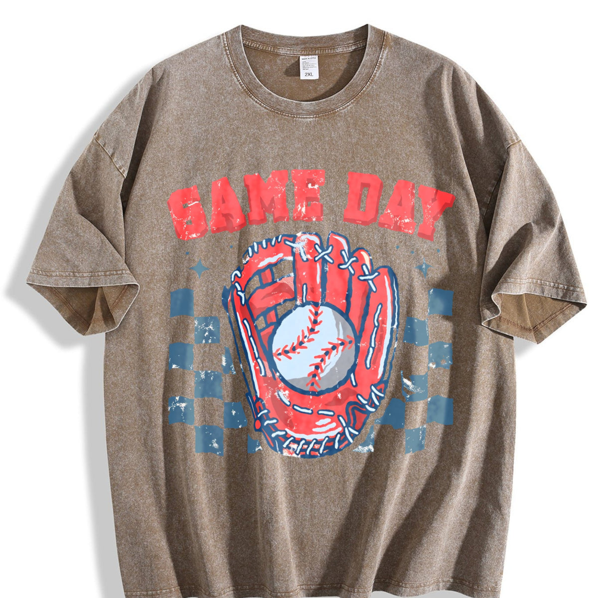Charm For Game Day Vintage Washed T-Shirt product image 3