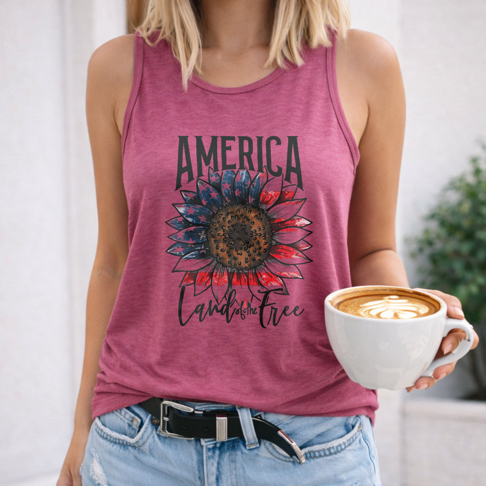 America Land Of Free Women's Tank Top