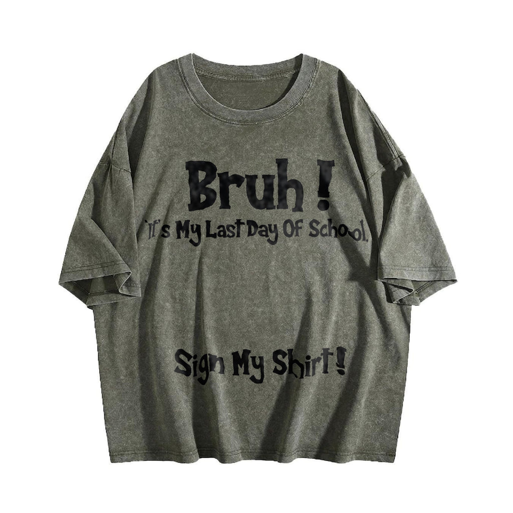 100 Bruh It's My Last Day Of School Sign My For Boys product image 4
