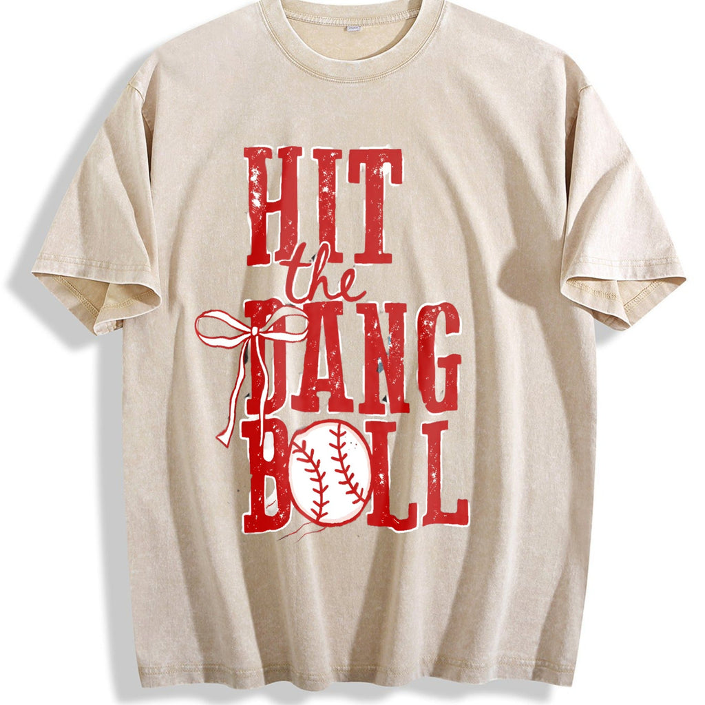 Hit The Dang Ball Vintage Washed T-Shirt product image 1