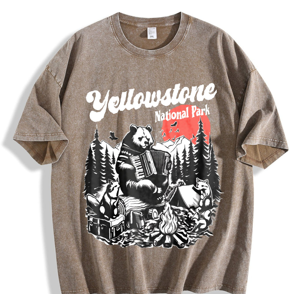 Yellowstone National Park Vintage Washed T-Shirt product image 3