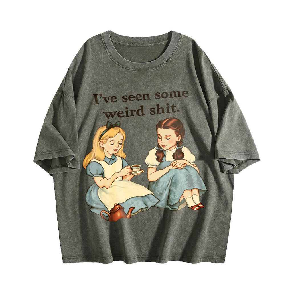 Weird Stuff - Girls - Sarcastic Vintage Washed T-Shirt product image 4