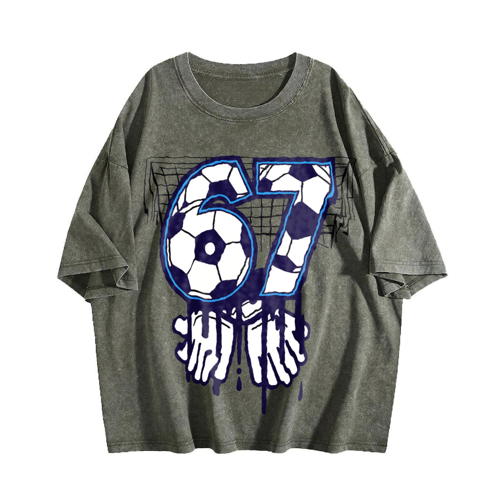 Global Soccer Fan Vintage Washed T-Shirt product image 4