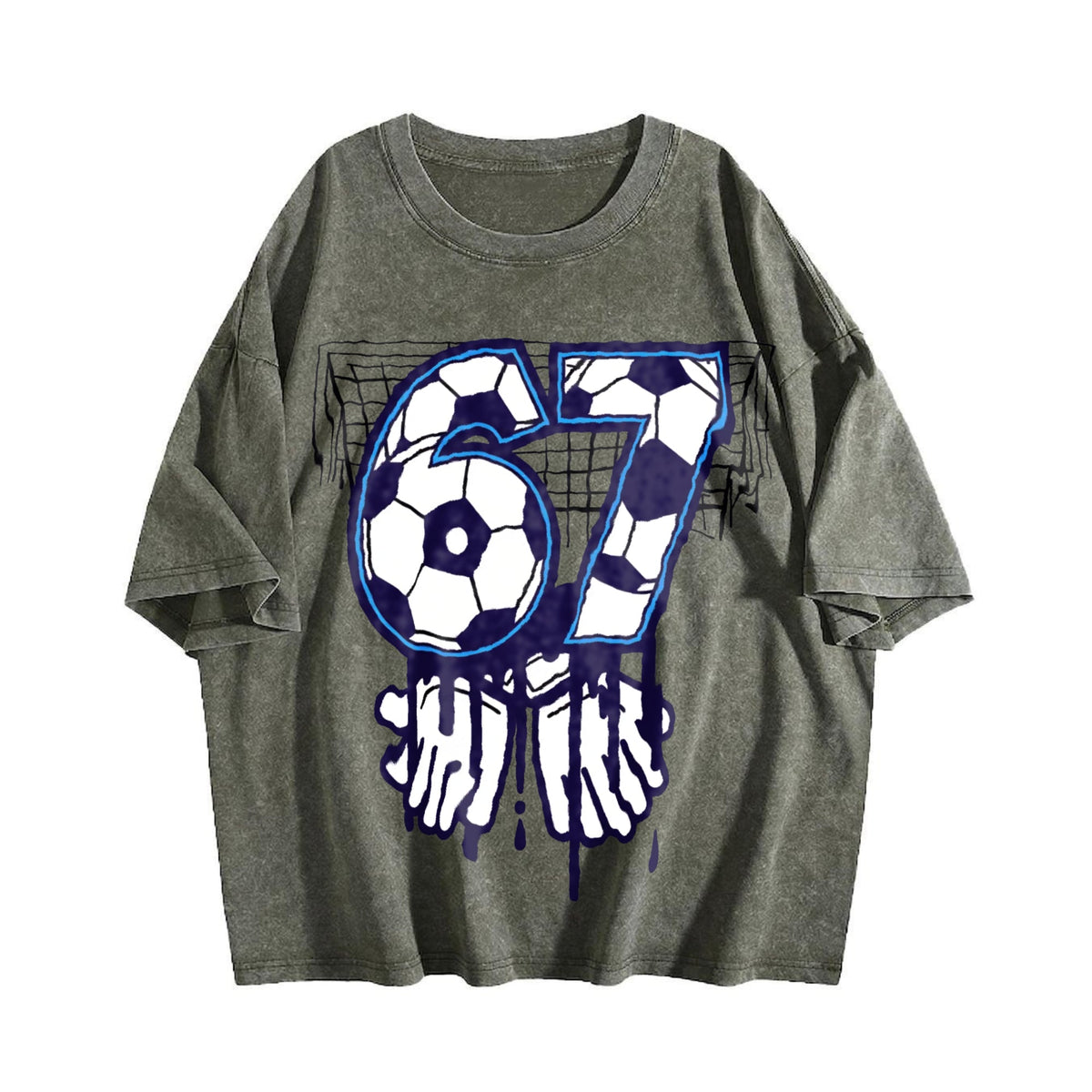 Global Soccer Fan Vintage Washed T-Shirt product image 4