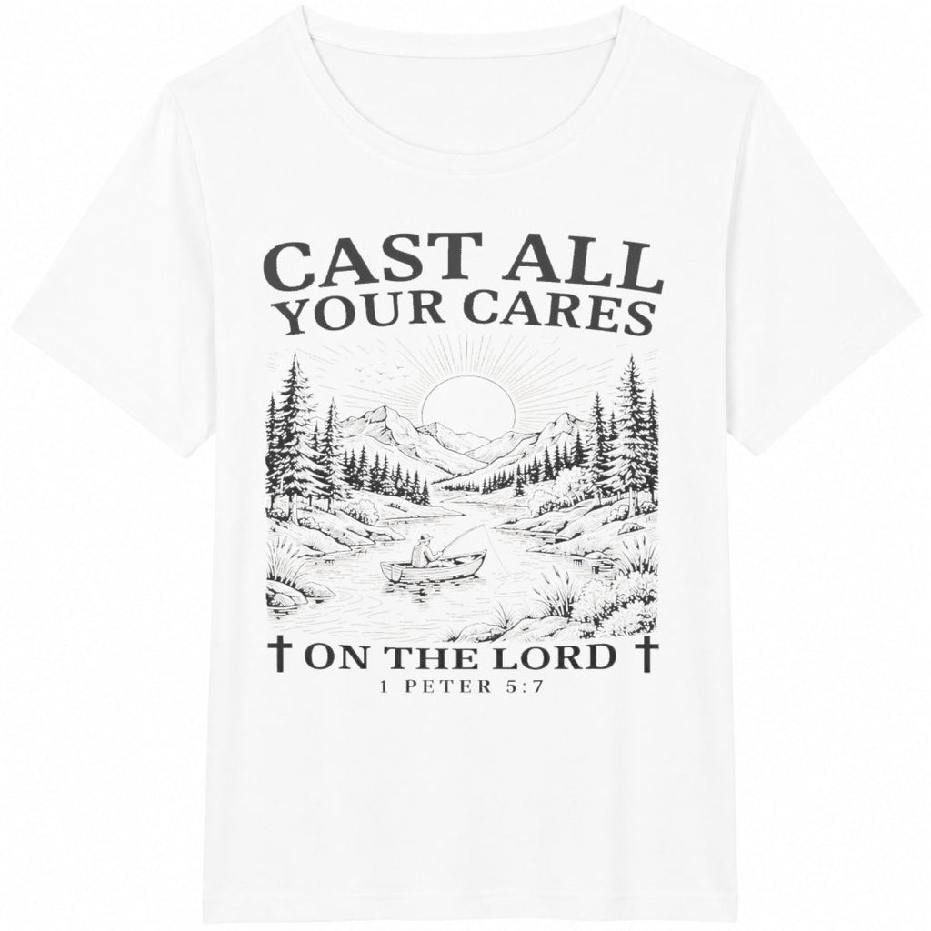 Christian Cast All Your Cares Lord 1 Peter 5:7 Nature River product image 2