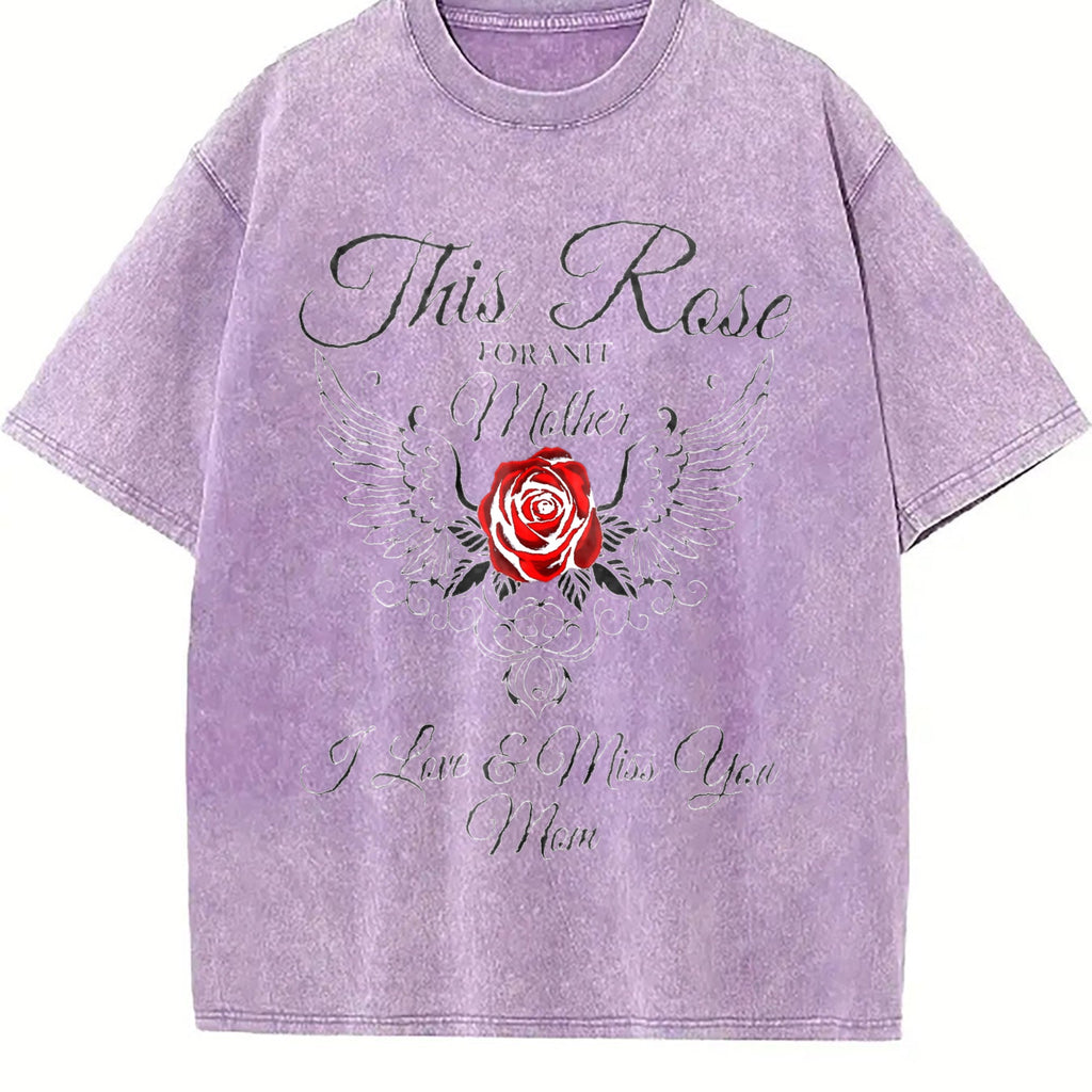 Mom Tribute Lover Vintage Washed T-Shirt product image 6