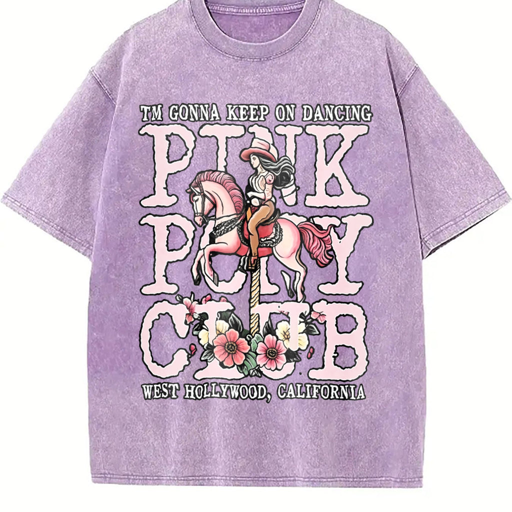 Pink Pony Club Vintage Washed T-Shirt product image 6