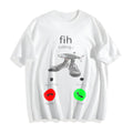 100 Funny Fish Fih With Shoes Is Calling Meme Cotton T-Shirt