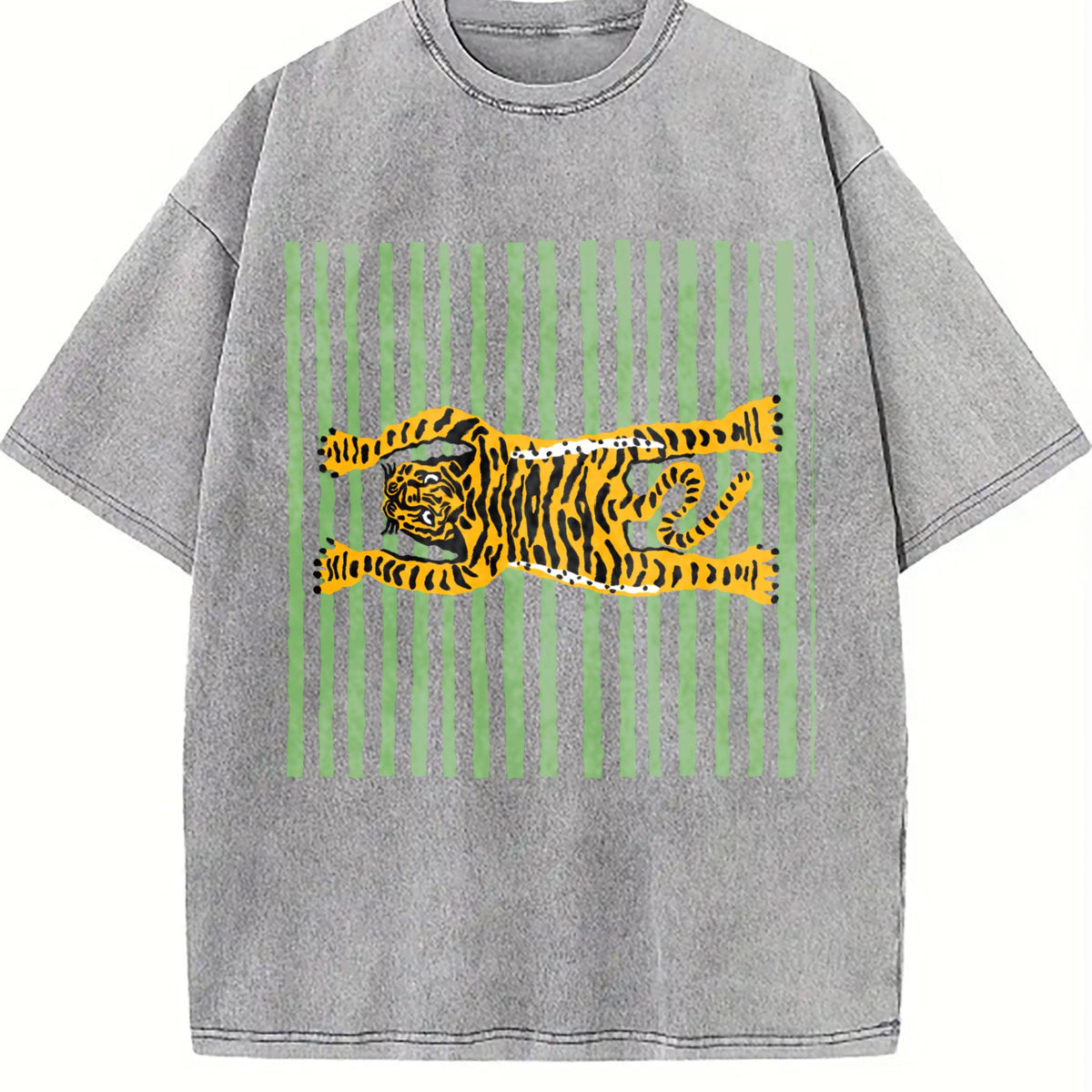 Tiger Beach Towel: Tropical Poolside Blanket Vintage Washed T-Shirt