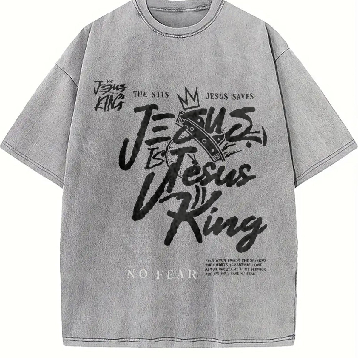 Christian Faith Vintage Washed T-Shirt product image 5