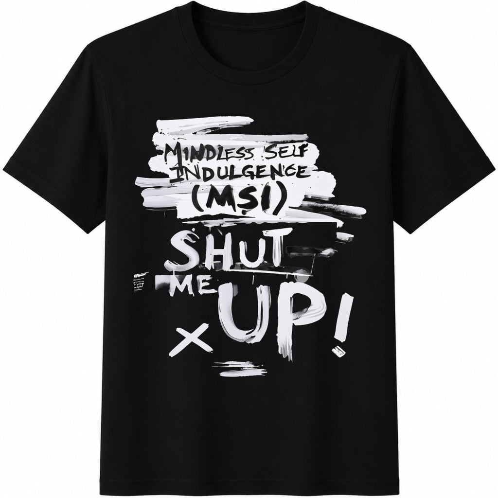 Self Indulgence Band MSI Album Shut Up Cotton T-Shirt product image 1