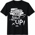Self Indulgence Band MSI Album Shut Up Cotton T-Shirt product image 1