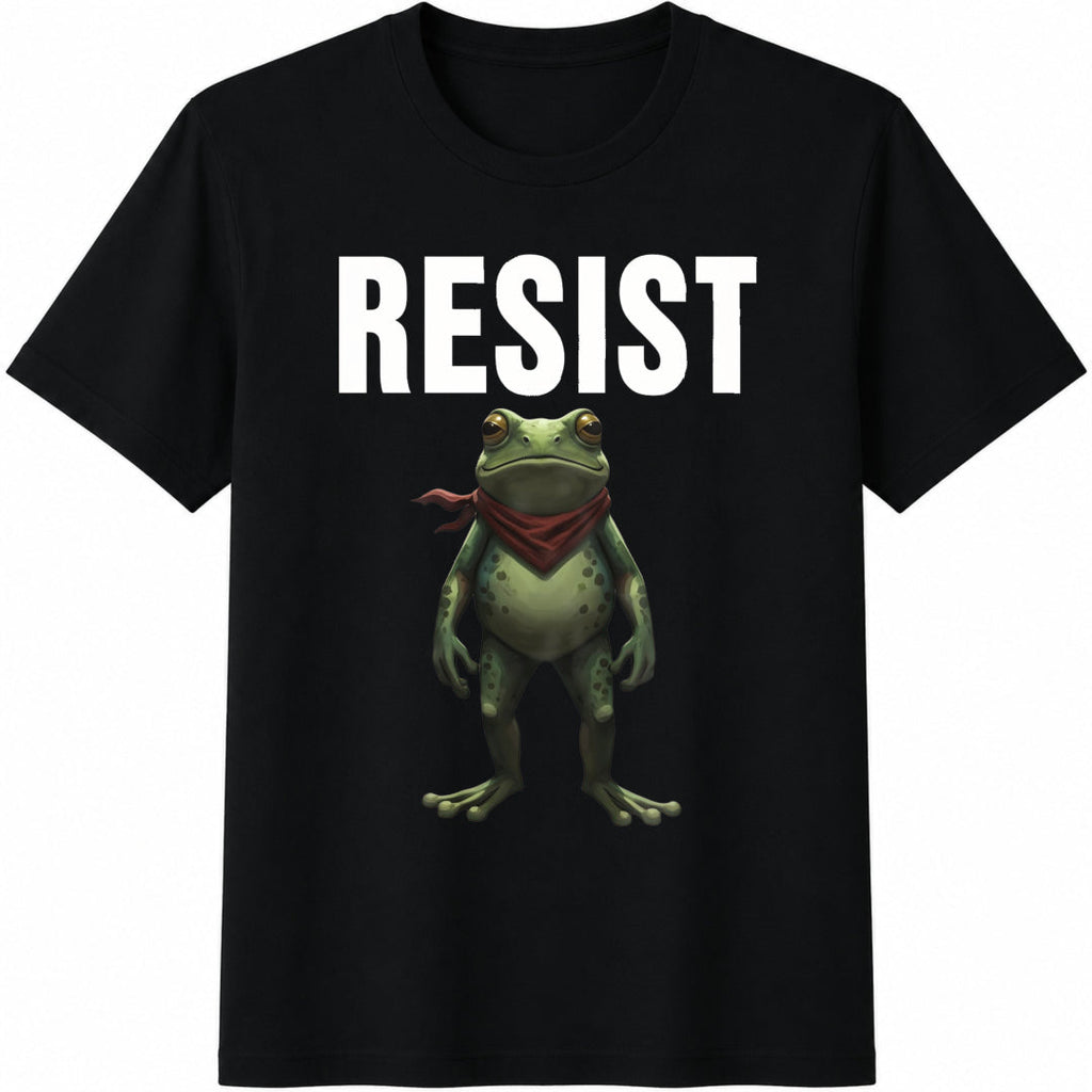 Resist Frog Cotton T-Shirt product image 1