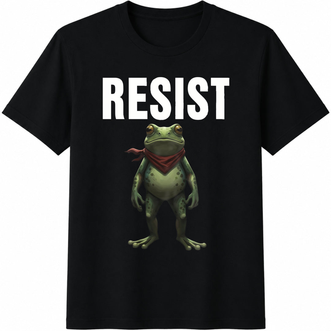 Resist Frog Cotton T-Shirt product image 1