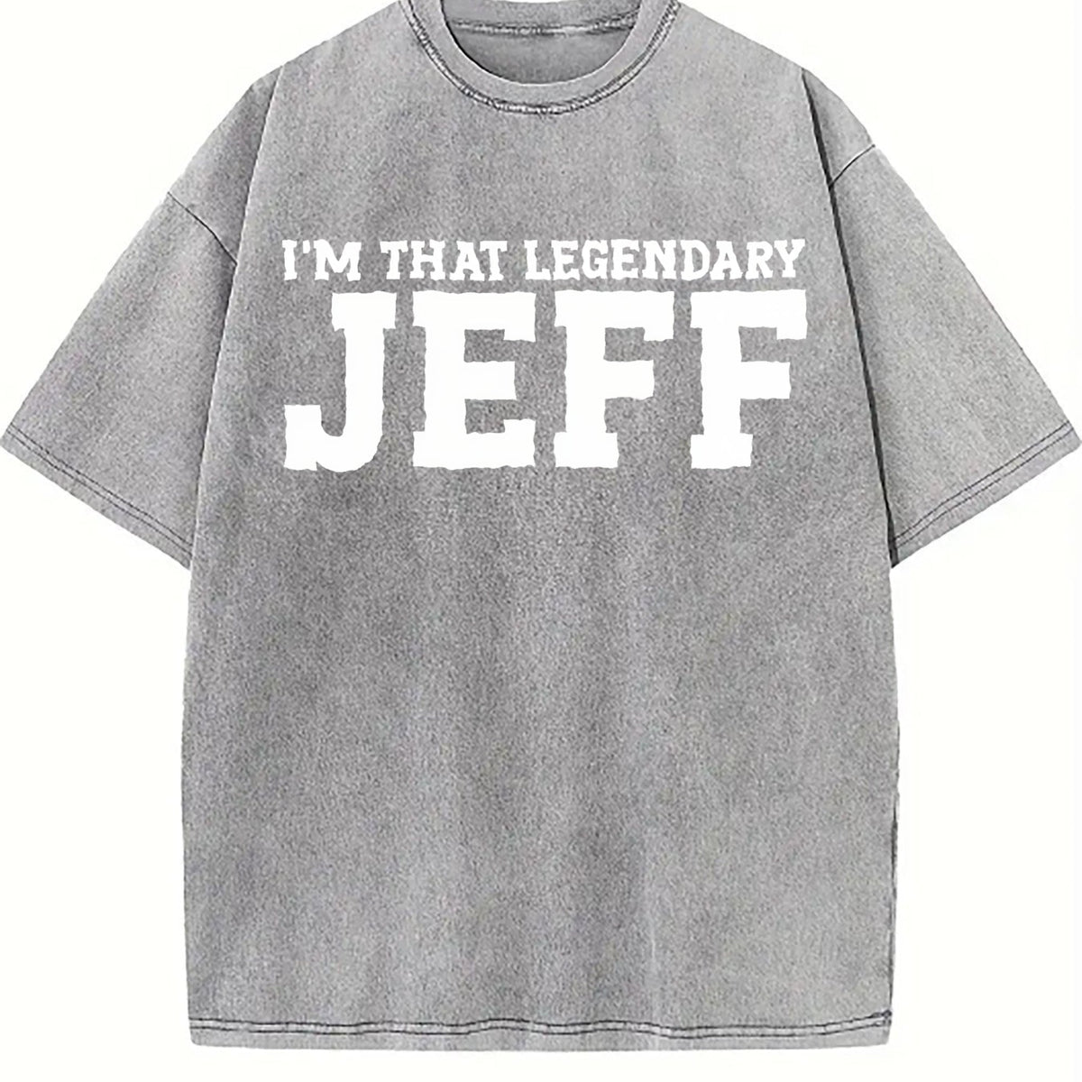 Jeff Personal Name First Funny Vintage Washed T-Shirt product image 5