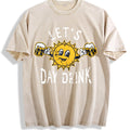 Lets Day Drink Funny Drunken Sunny Booze Drinking Vintage product image 1