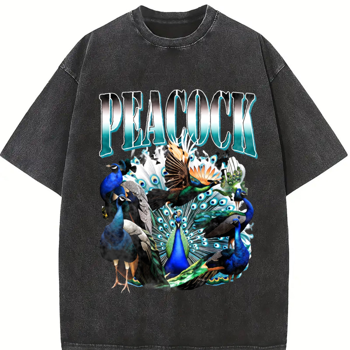 Peacock Vintage Washed T-Shirt product image 2
