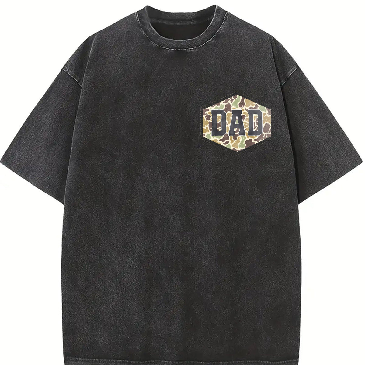 Camouflage Dad Vintage Washed T-Shirt product image 2