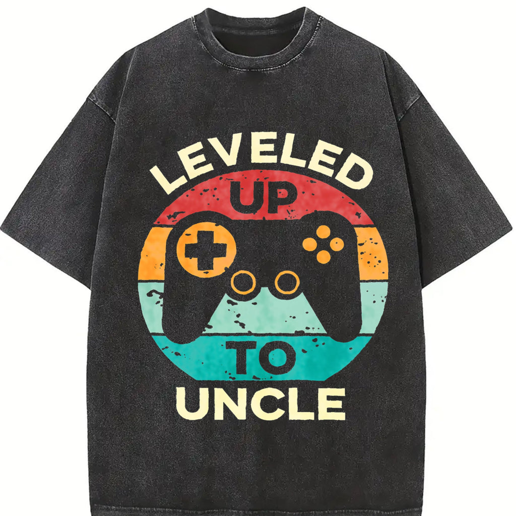 Leveled Up To Uncle Vintage Washed T-Shirt product image 2