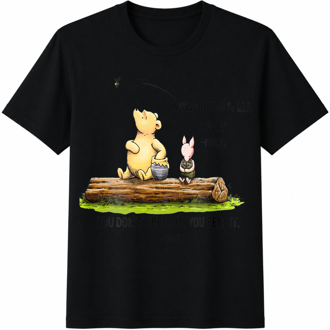 Classic Bear Quote Inspirational Love Friendship Cotton product image 1