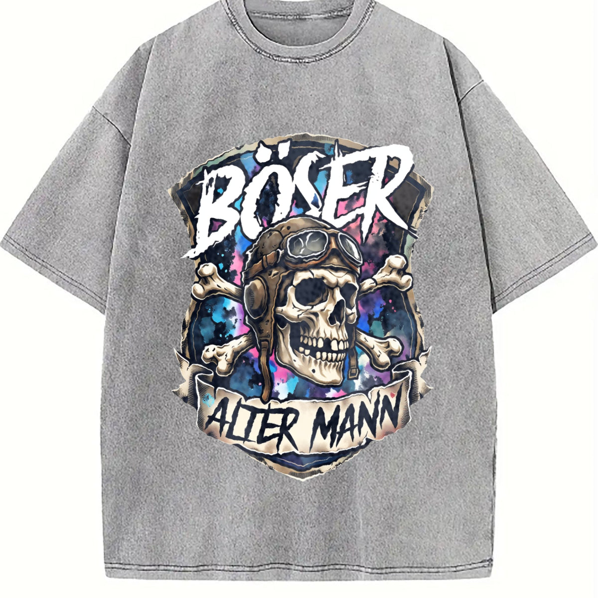 Evil Old Man Skull Y2K 100 Boxy Aesthetic Summer Vibes product image 5