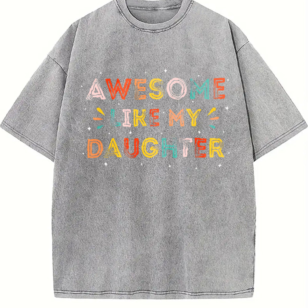 Awesome Like My Daughter Vintage Washed T-Shirt product image 5