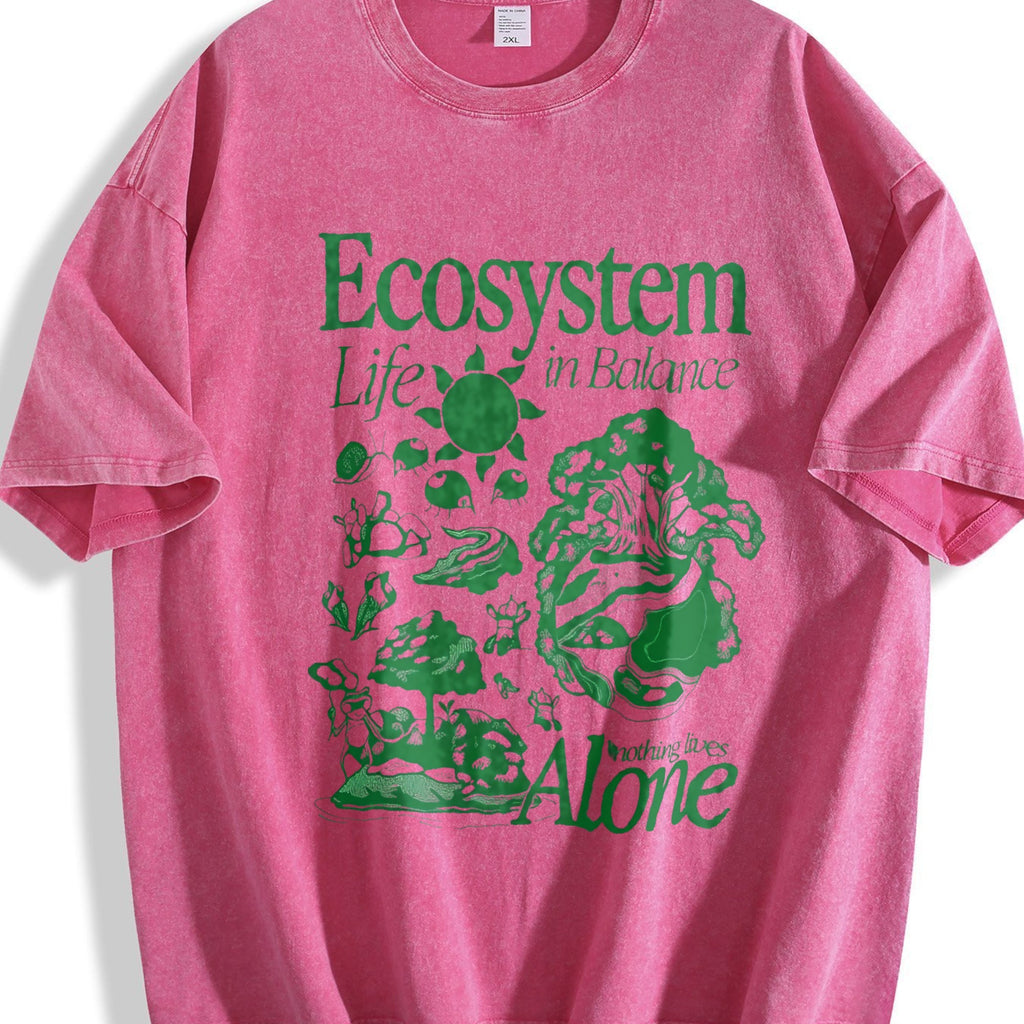 Ecosystem Biology Vintage Washed T-Shirt product image 7