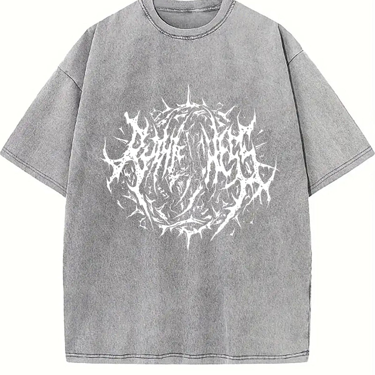 Death Metal Skull Y2K Boxy Aesthetic Summer Vibes Vintage product image 5
