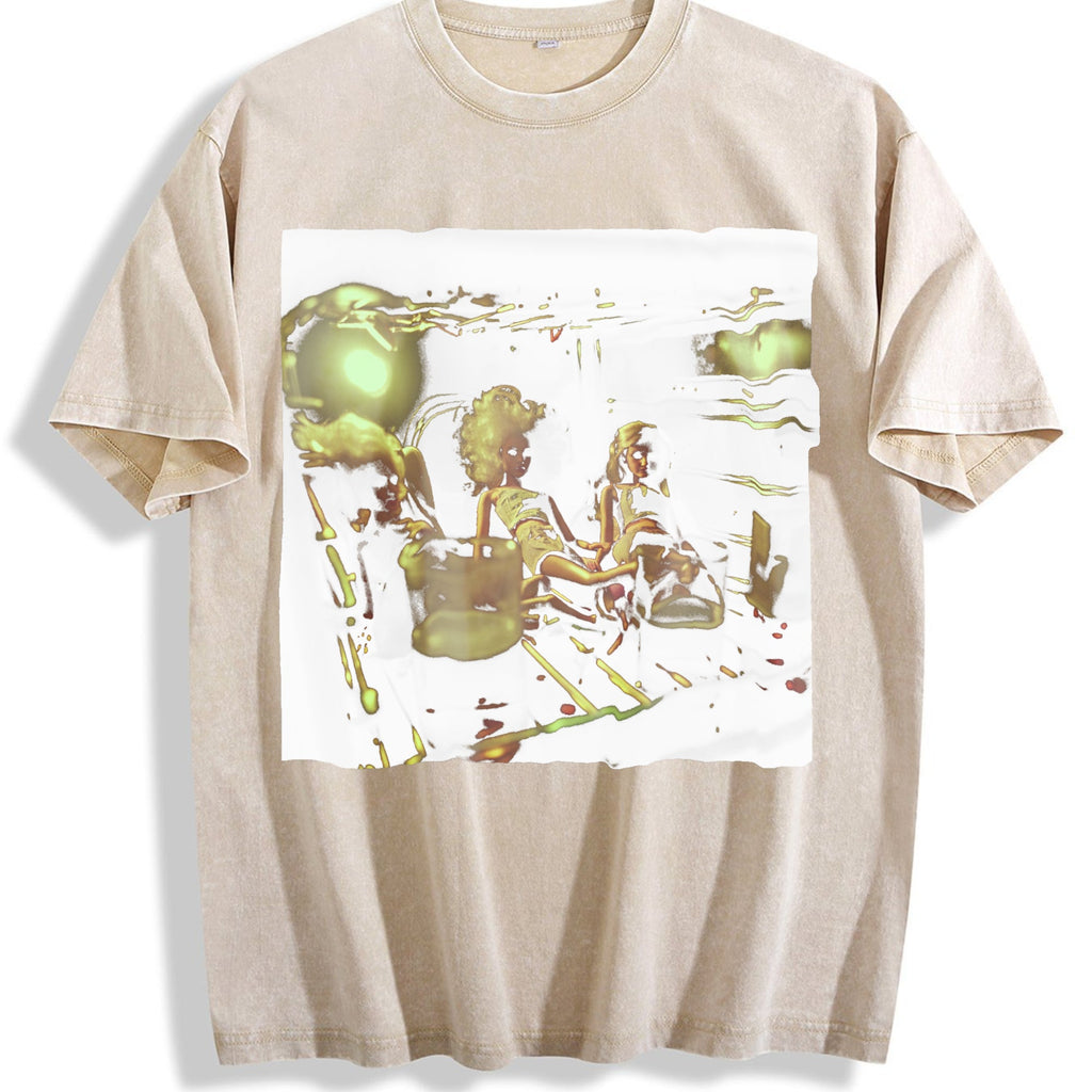 Doll Dream Scene Vintage Washed T-Shirt product image 1