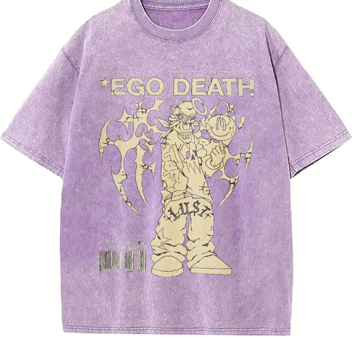 Ego Death Lust Anime Vintage Washed T-Shirt product image 6