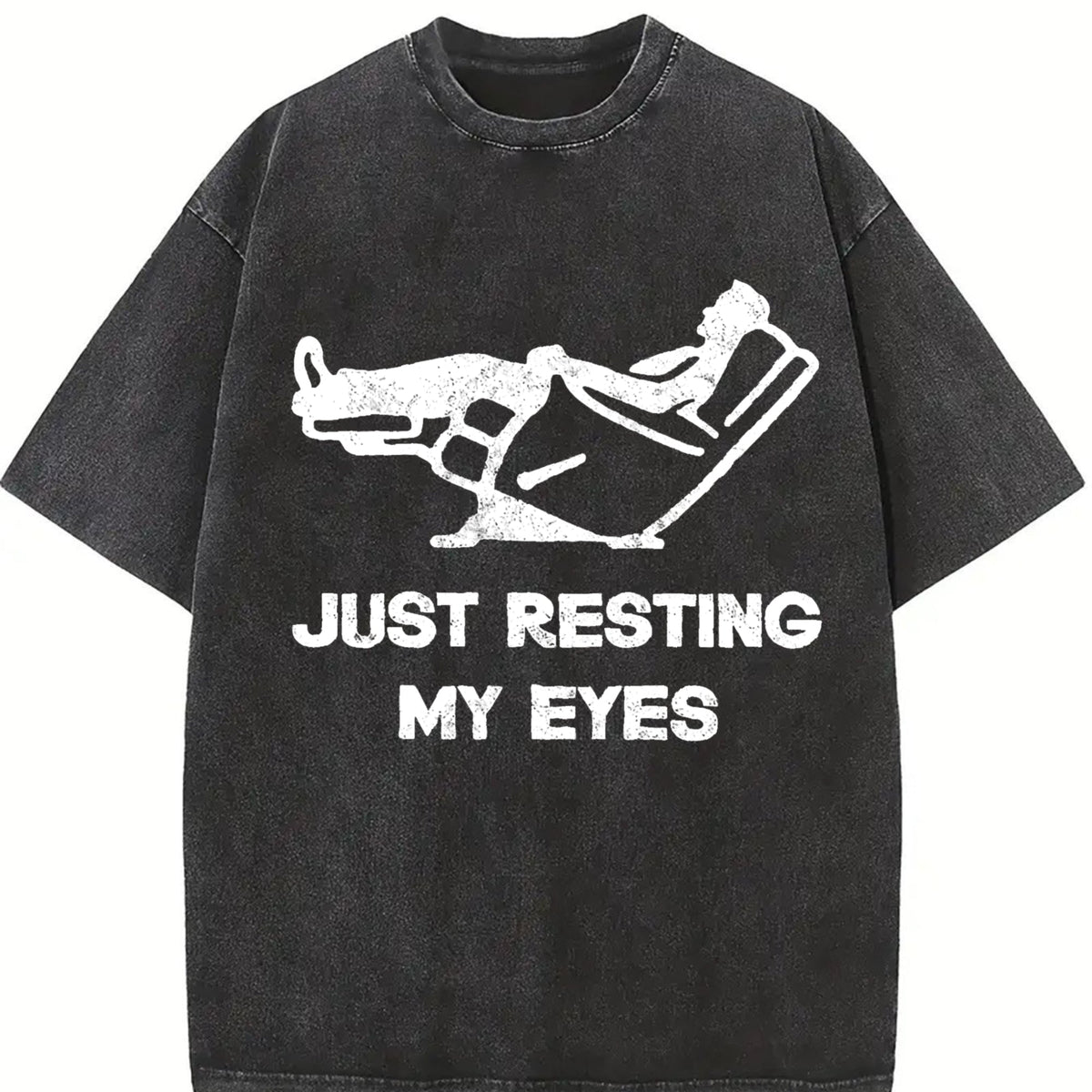 Just Resting My Eyes Funny Sarcastic Cool Vintage Washed product image 2
