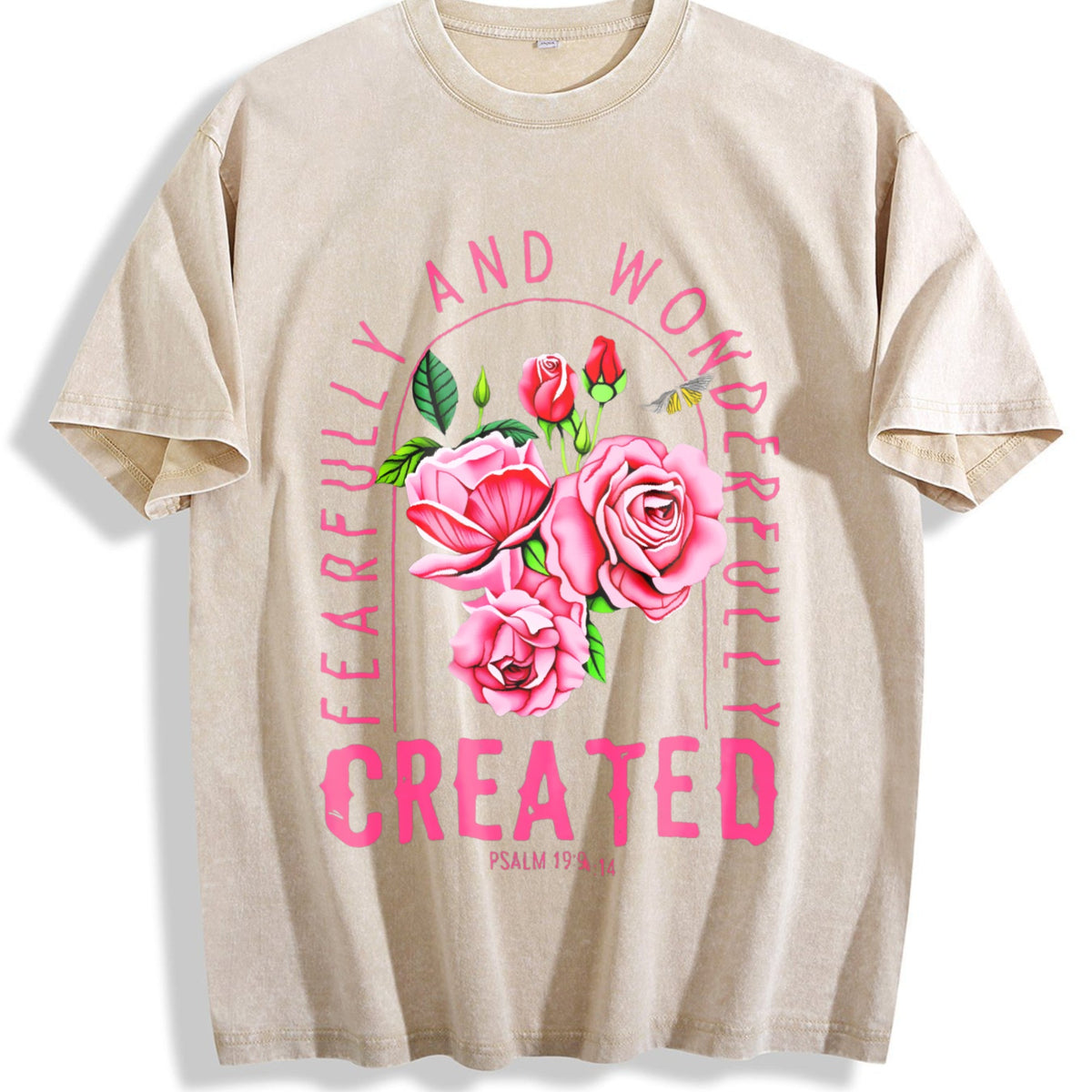 Faith-driven Vintage Washed T-Shirt product image 1