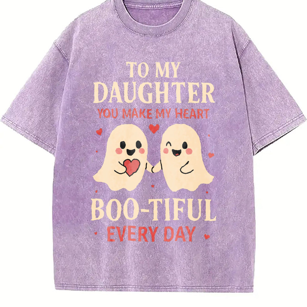 Funny Daughter Wife Slogan Vintage Washed T-Shirt product image 6