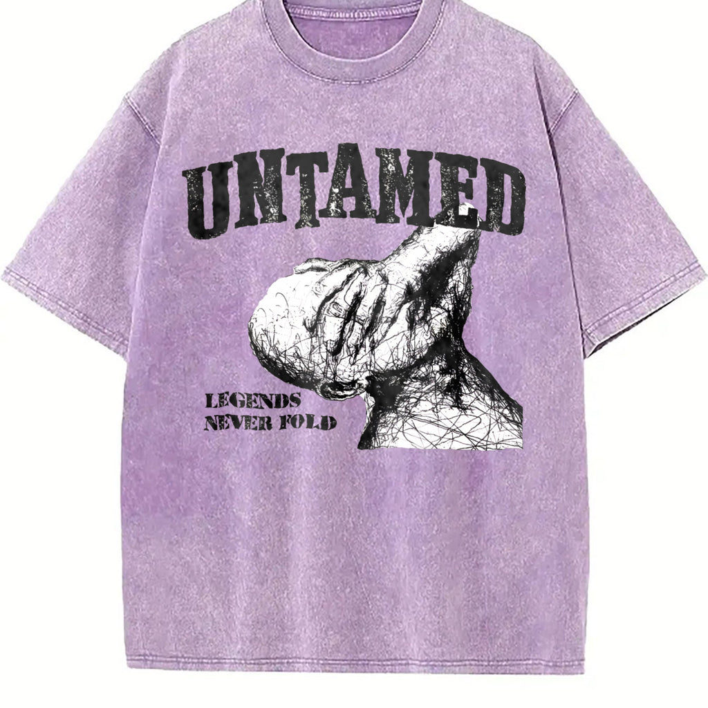 Untamed Legends Never Fold Vintage Washed T-Shirt product image 6