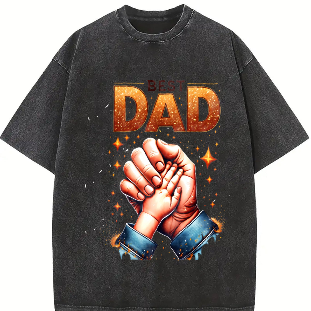 Best Dad Ever Vintage Washed T-Shirt product image 2