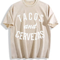 Tacos And Cervezas Funny Vintage Washed T-Shirt product image 1