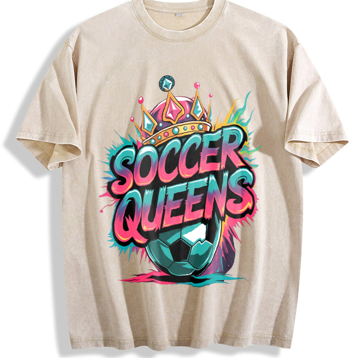 Global Soccer Fan Vintage Washed T-Shirt product image 1
