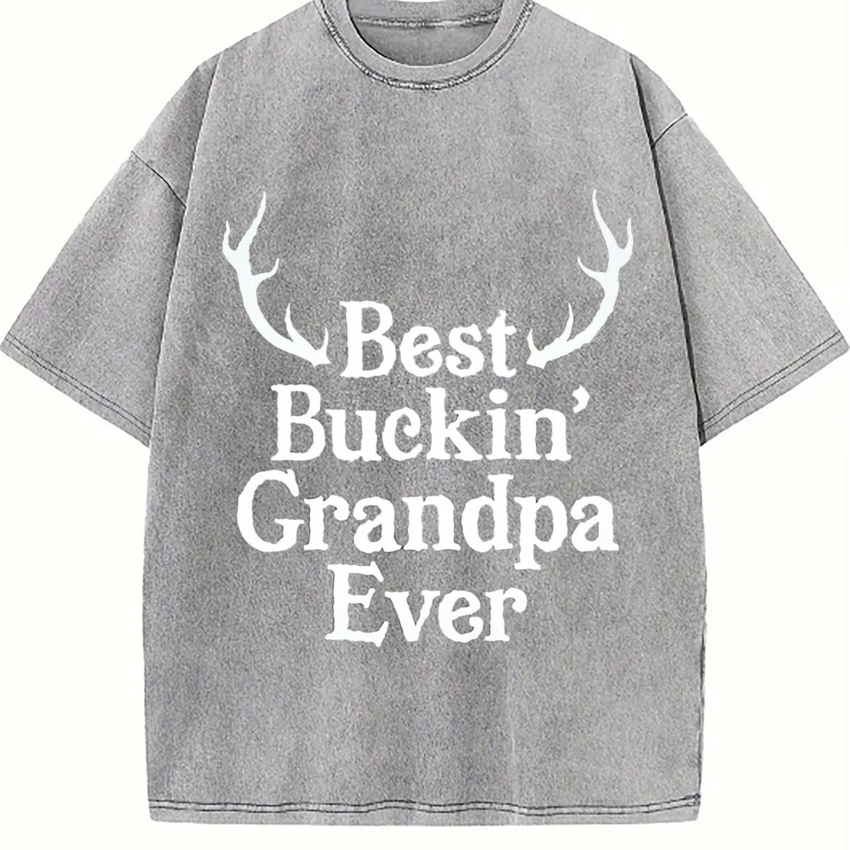 Best Buckin Grandpa Ever Funny Fathers Hunting Vintage product image 5