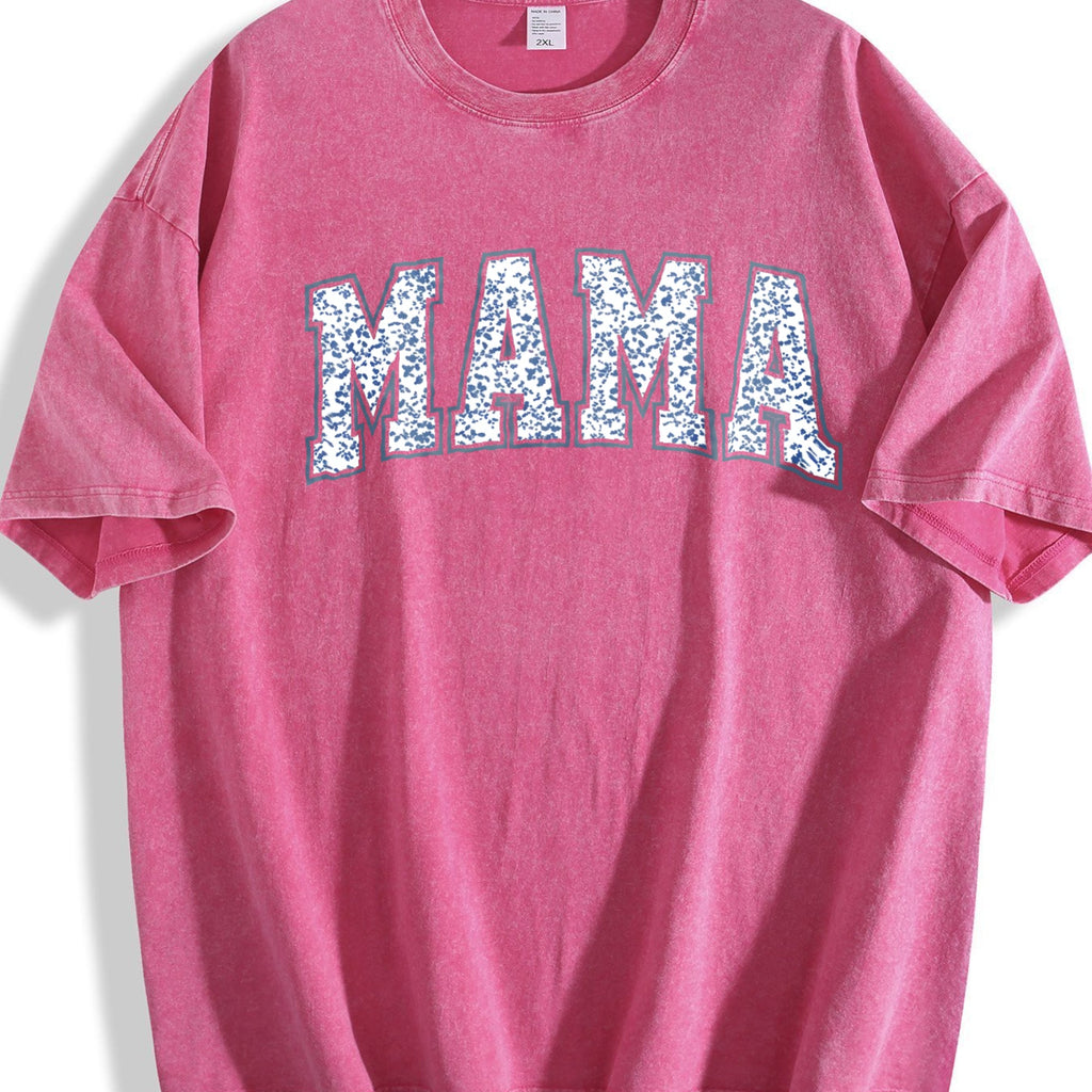 Mama With Toile Floral Vintage Washed T-Shirt product image 7