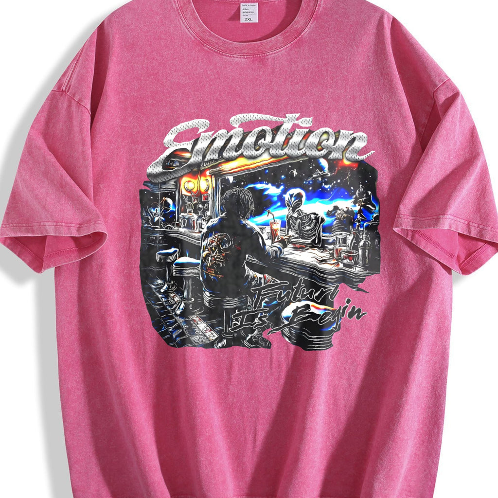 Emotion Future Begin Alien Skeleton Bar Vintage Washed product image 7