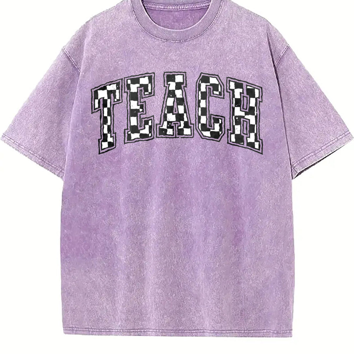 Checkered Teacher Vintage Washed T-Shirt product image 6