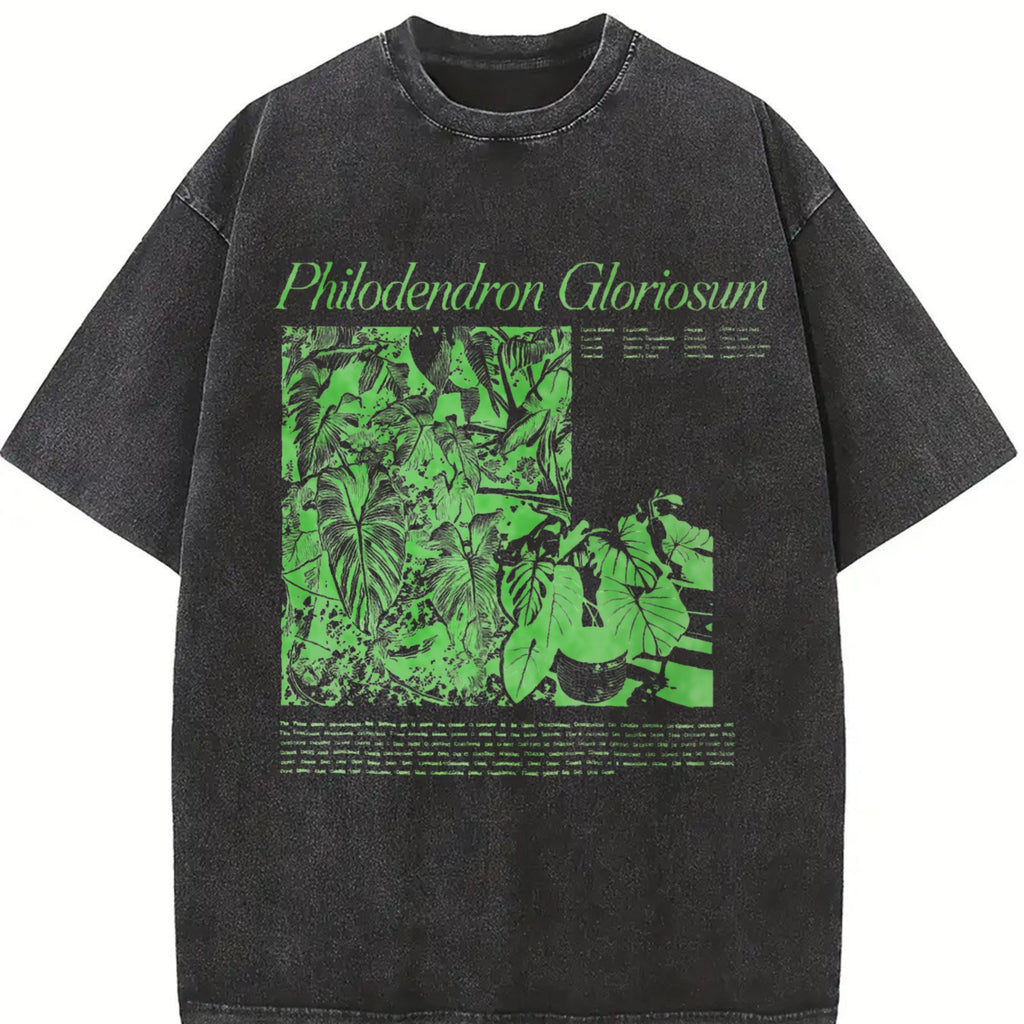 Philodendron Gloriosum Vintage Washed T-Shirt product image 2